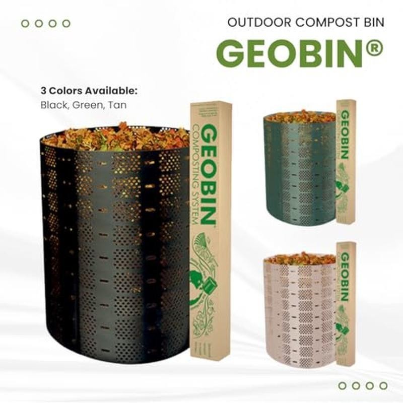 Compost Bin - 246 Gallon, Expandable, Easy Assembly Outdoor & Backyard Composter