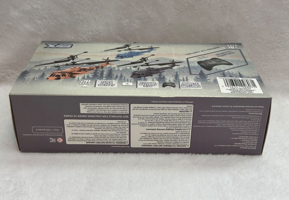 Storm Striker Remote Control Helicopter With Infrared Sensor