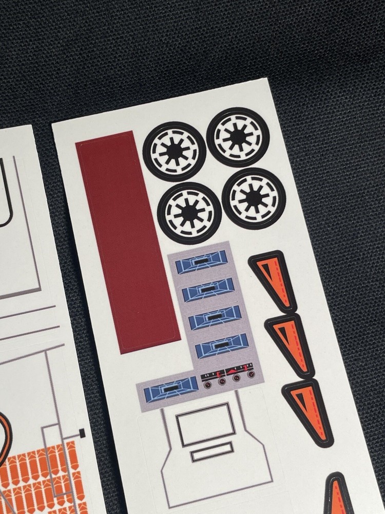 New Lego 7676 Republic Attack Gunship Replacement Sticker Pack