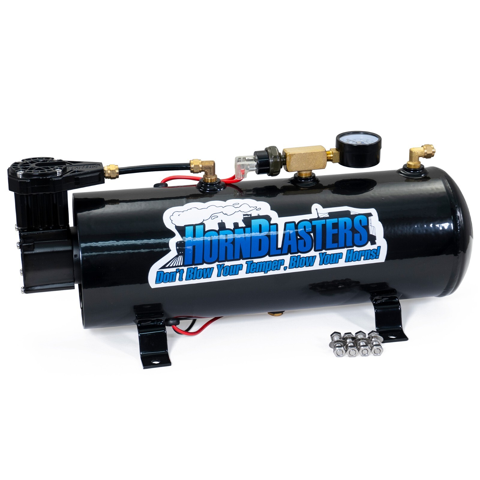 HornBlasters 120 PSI 3-Liter Air Source Unit - 12V - 3 Liter Tank & Compressor