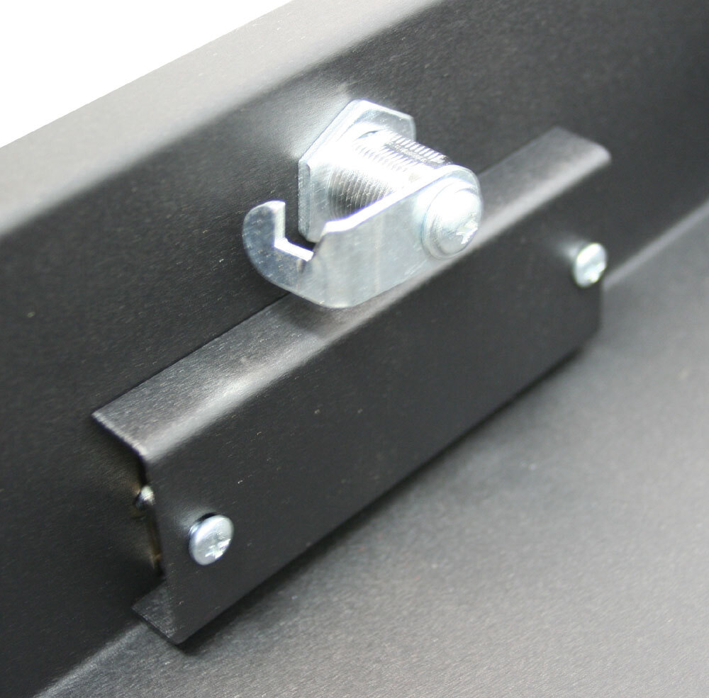 19" Rack Mount 2U Locking Drawer Pro Audio DJ Server Rack Lock Storage Cabinet