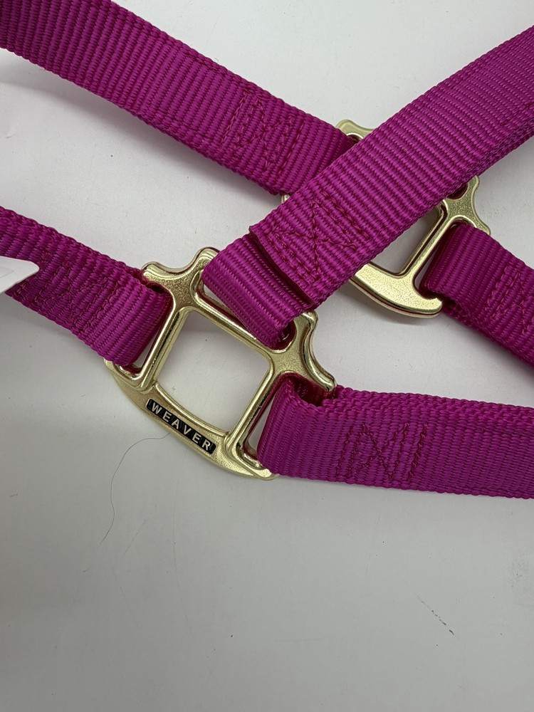 Weaver Original Non-Adjustable Halter Raspberry Horse Average Size New With Tag