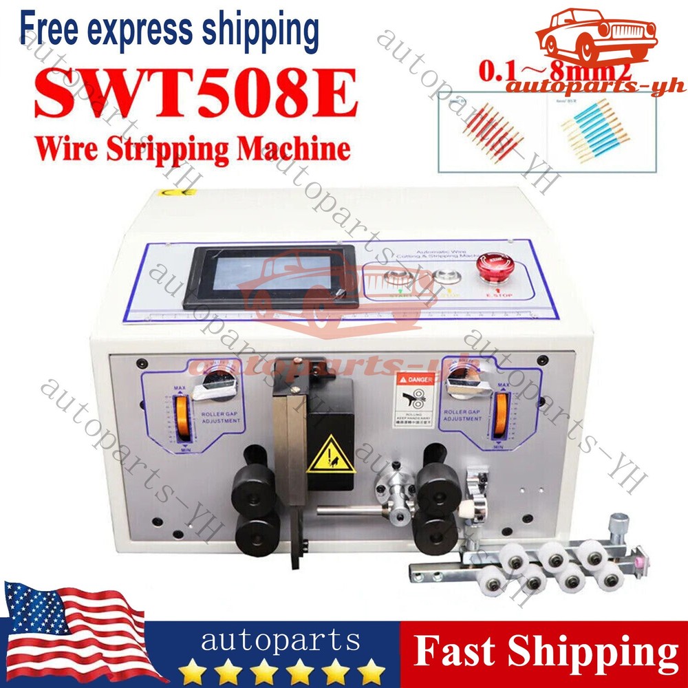 SWT508E Fully Automatic Computer Wire Stripping Cutting Machine 0.1-8.0mm2
