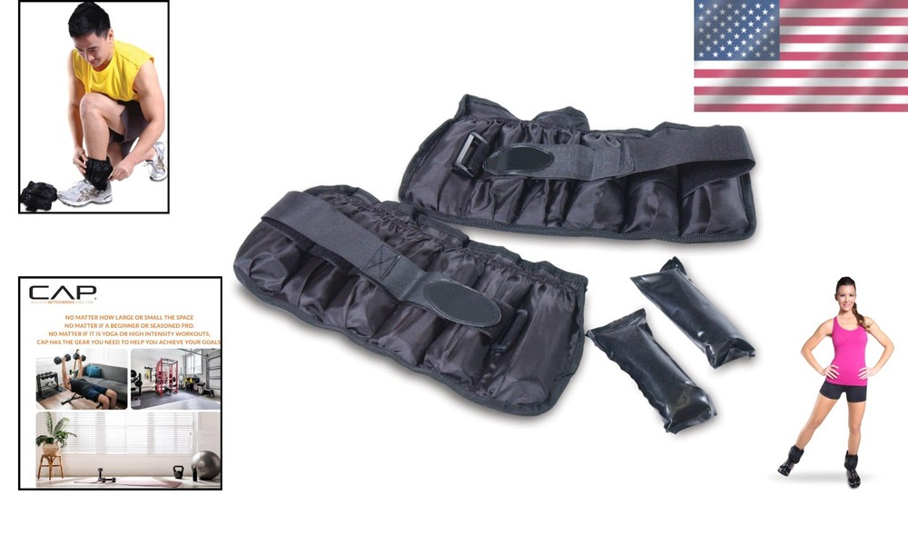 High-Quality Adjustable Ankle Weights 10-20lbs for Effective Training Sessions