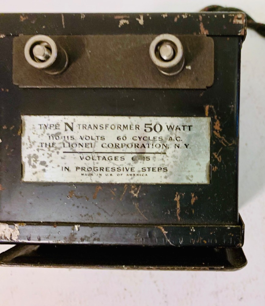 Collectible In Progressive Steps Type N toy Transformer 59 Watts - untested