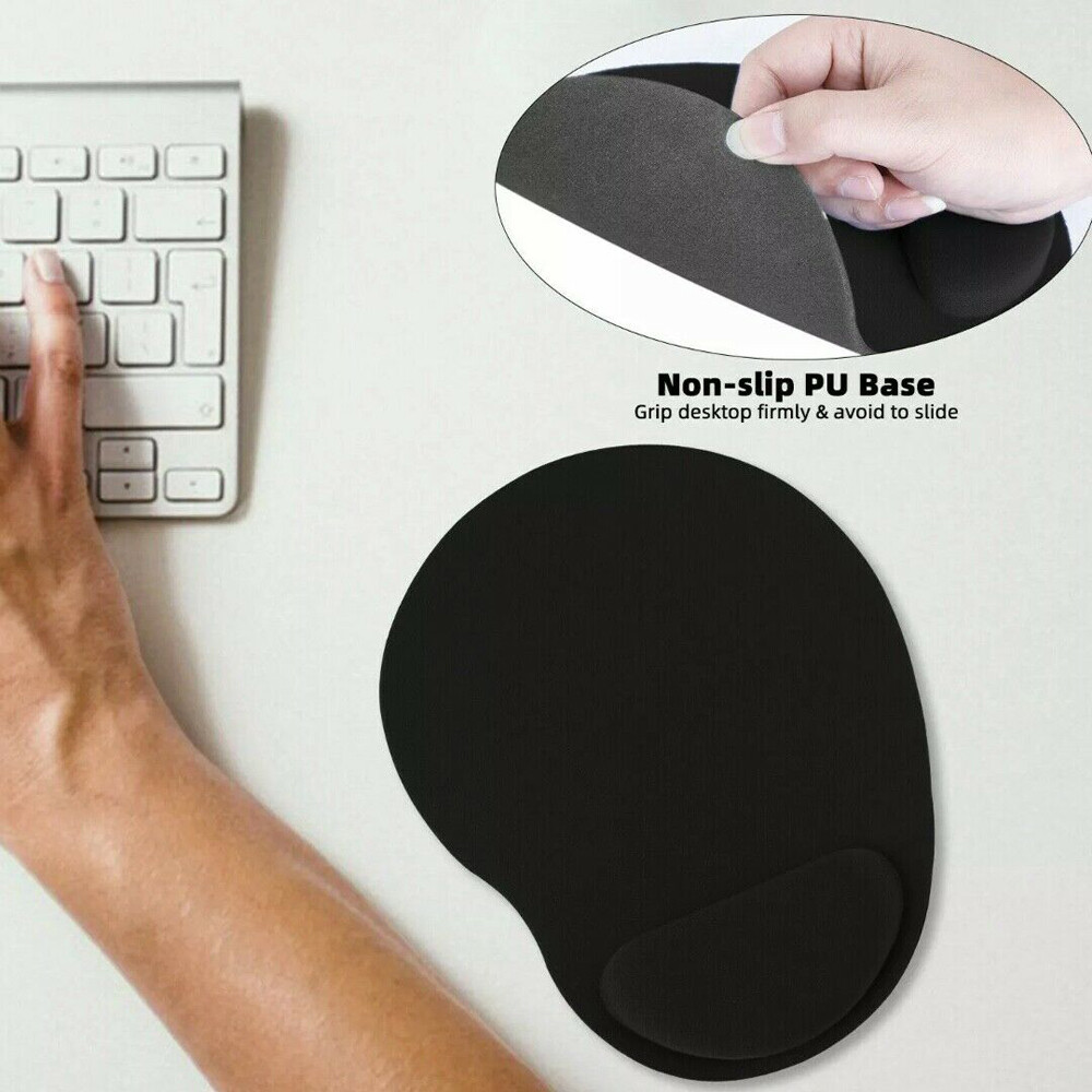 Ergonomic Comfort Mouse Pad Mat Wrist Rest Support Non-Slip Computer Laptop PC