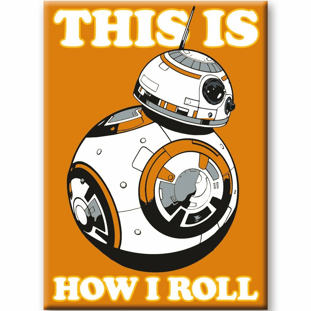 Star Wars How I Roll Flat Magnet