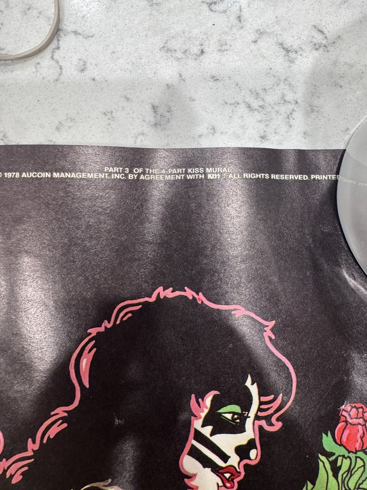 78 KISS Aucoin Mural Art Puzzle Posters Simmons Stanley Criss Frehley Rock Ready