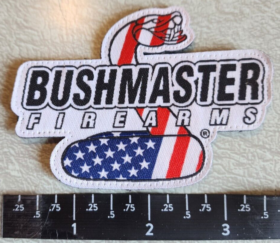 Bushmaster Firearms BFI Flag Morale Patch Hook Loop SHOT Show 2024