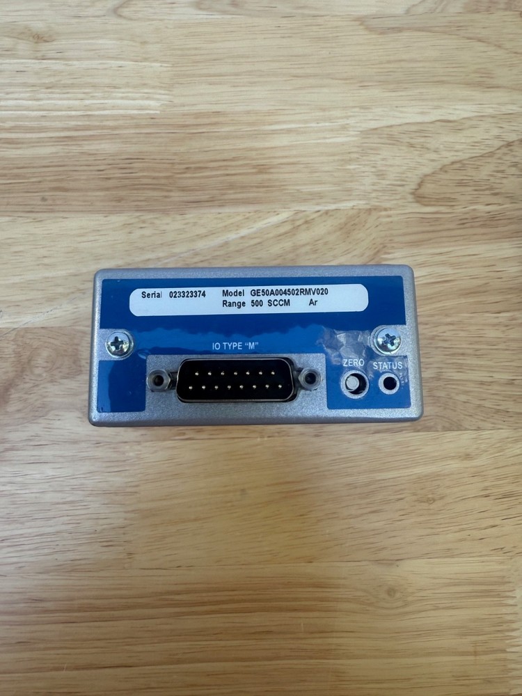 MKS GE50A004502RMV020 Mass Flow Controller 500 SCCM Ar + Cable