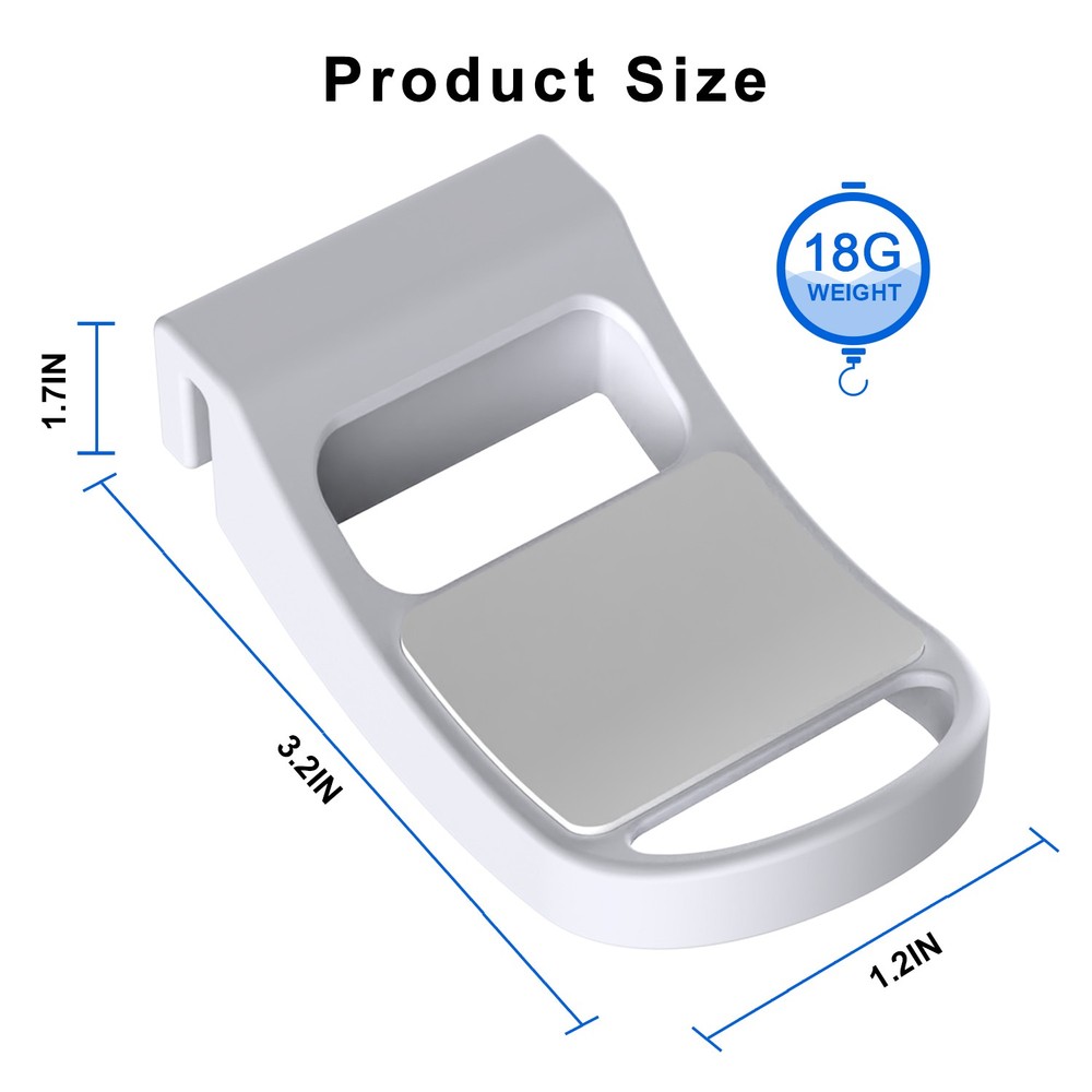 Durable White ABS Wall Mount Holder Hanger Hook Stand For PS5/XBOX/Switch
