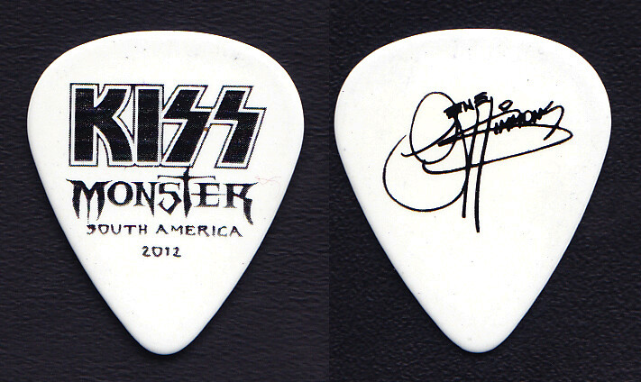 KISS Gene Simmons Signature South America Guitar Pick #2 - 2012 Monster Tour