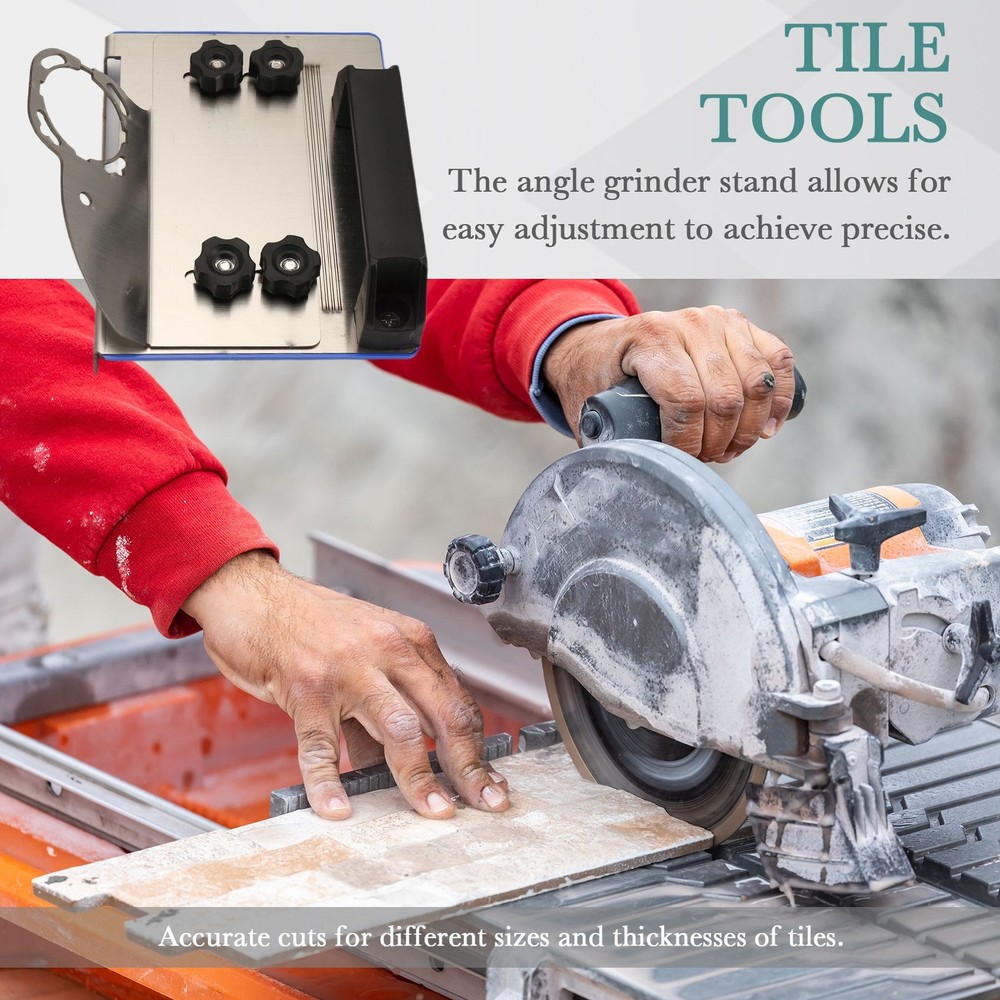 45 Degree Tile Chamfering Tool -Angle Grinder Stand for Tile 45° Chamfer5306