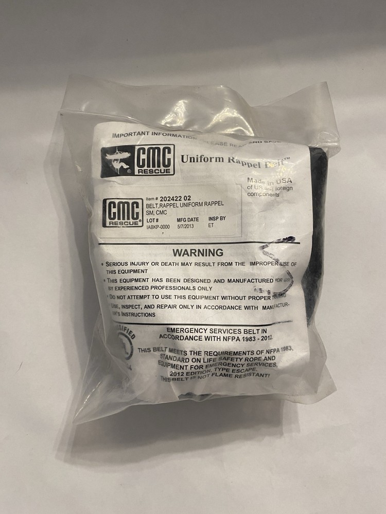 CMC Uniform Rappel Belt Small