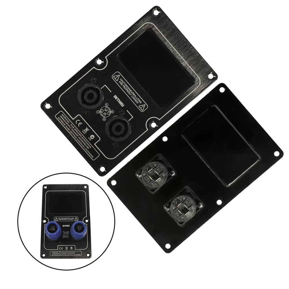 Audio Speaker Box Back Panel Socket Plate for Speaker Cabinet Clip2989