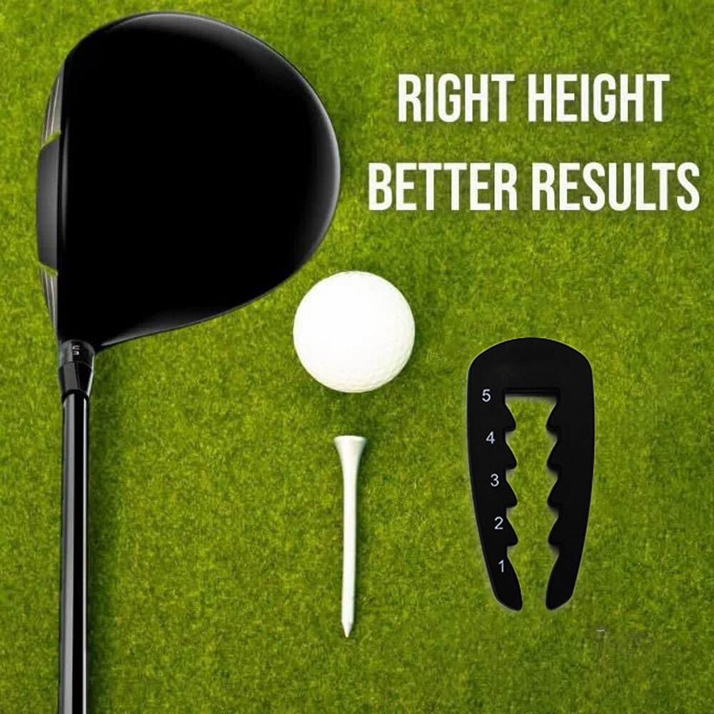 Golf Tee Height Tool Adjustable,Quick Adjust Adjust Golf Tee Tool TR
