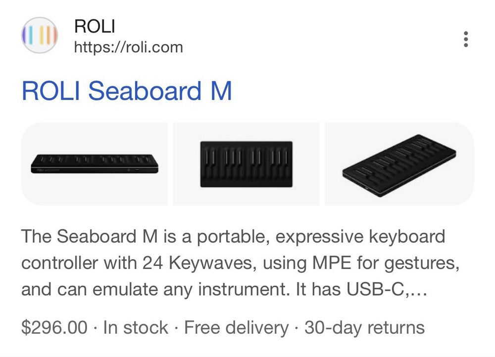 ROLI Seaboard Block Modular Music Studio Expressive Keyboard