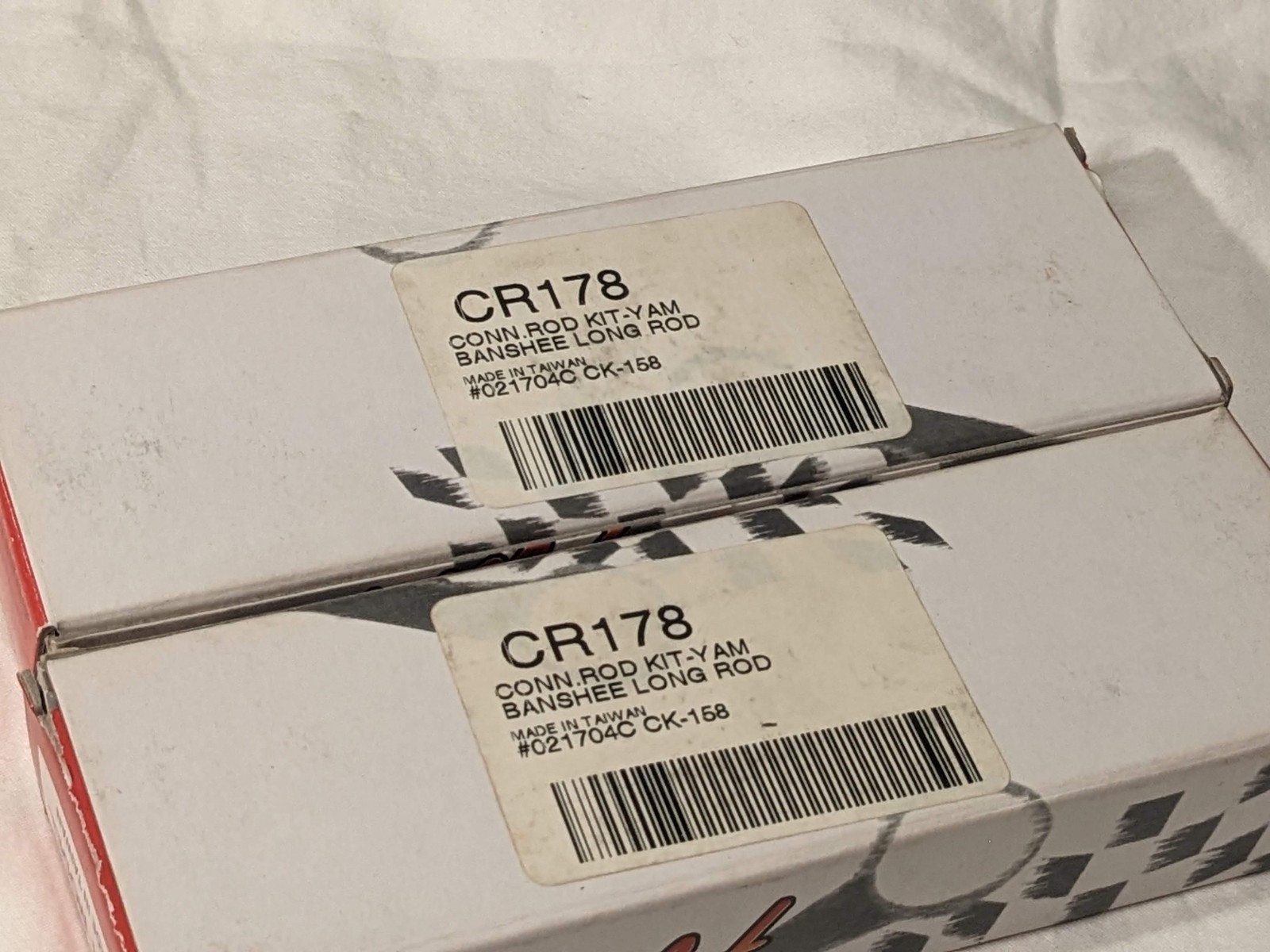 Hot Rods Connecting Rod Kit Set 87-06 Yamaha Banshee YFZ350 350 +5mm Long 8158