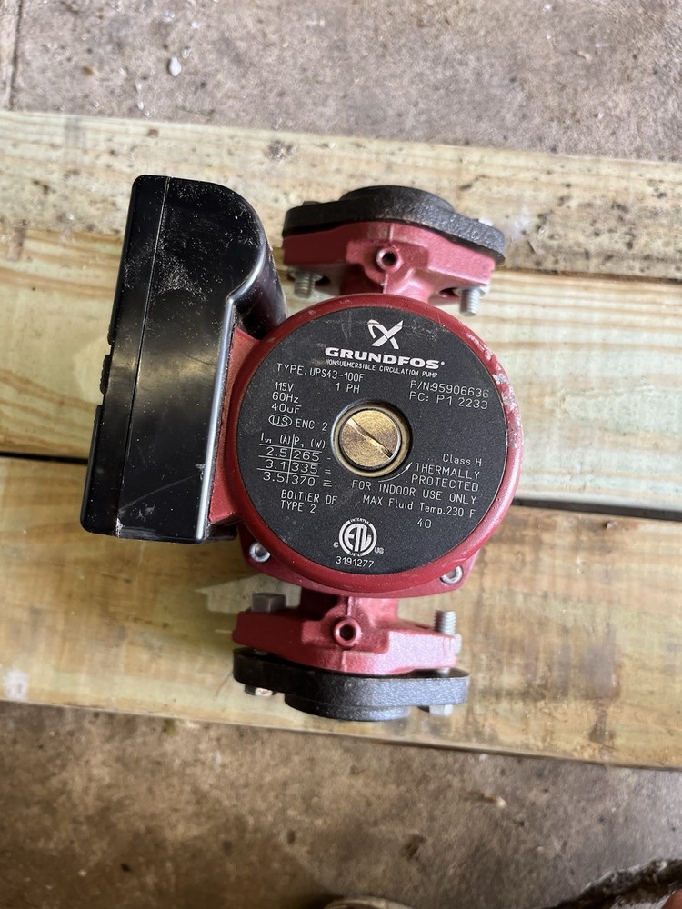 GRUNDFOS  Hot Water Circulation Pump