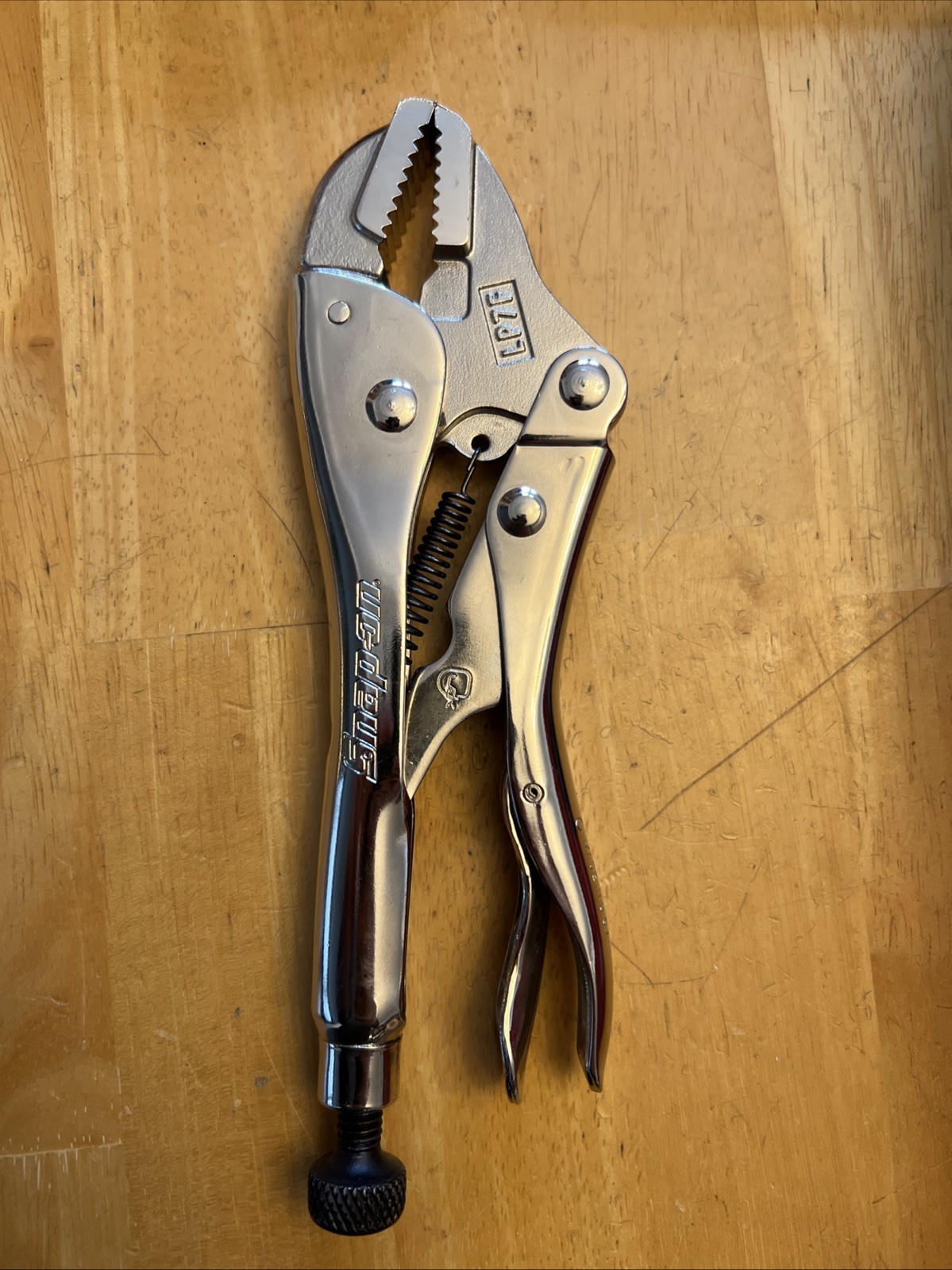 SNAP ON TOOLS LP7F 7" FLAT JAW LOCKING VISE GRIP PLIERS USA NEW 🔥 USA