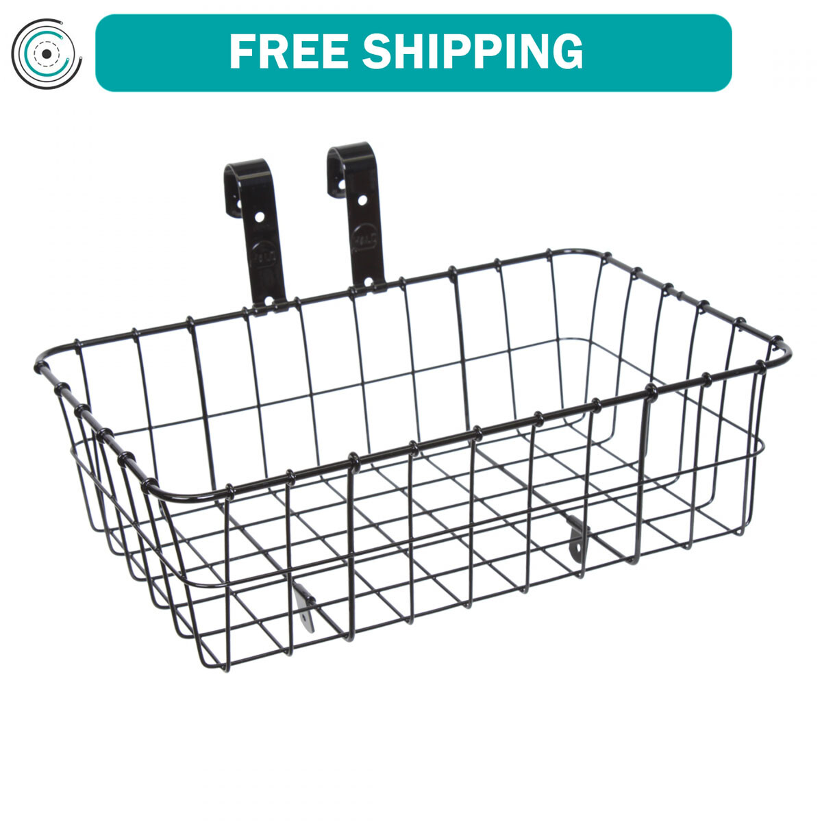 Wald Products 137 Front Basket Black Steel 15x10x4.75`