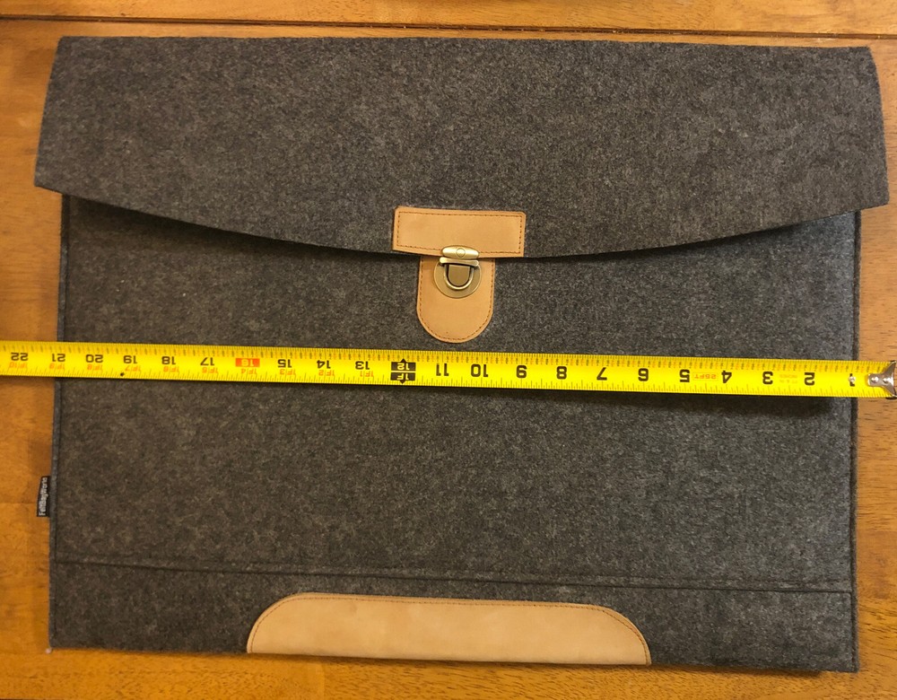 FeltBagWorld - Unique Custom Large Felt Document Folder First Class 21” x 16”