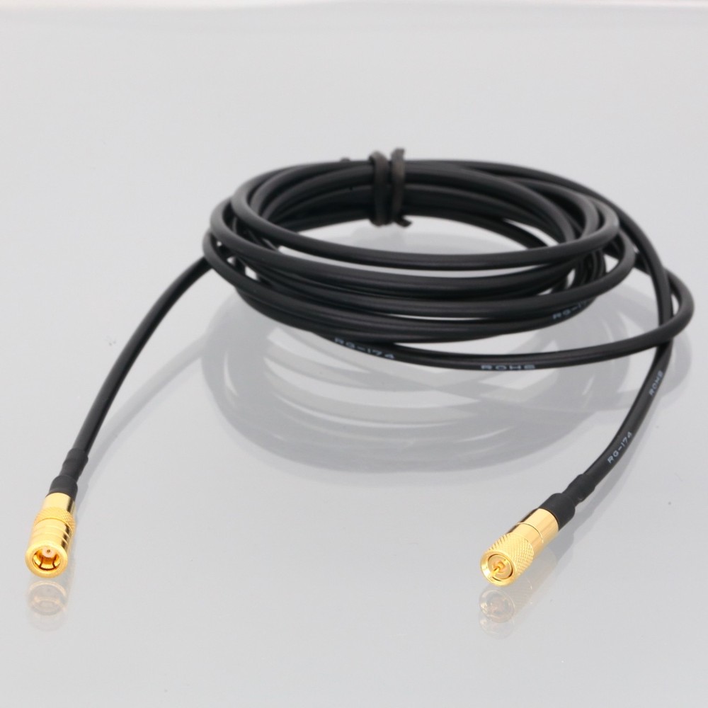 SMB to Locking Spring 10-32 UNF Microdot RG174 Cable Accelerometer Vibration NDT