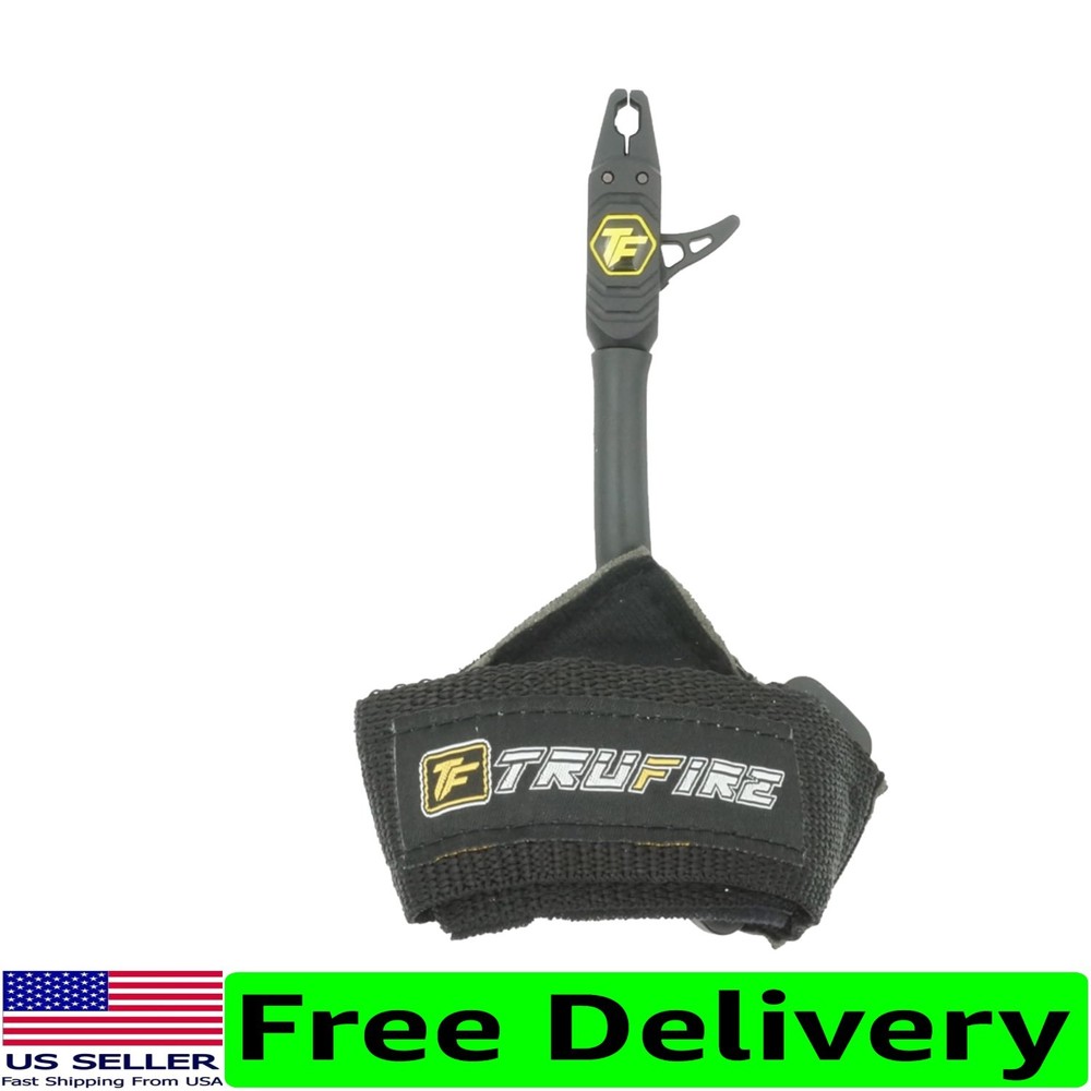 Durable Patriot Archery Bow Release with Adjustable Black Strap & Smooth Trigger