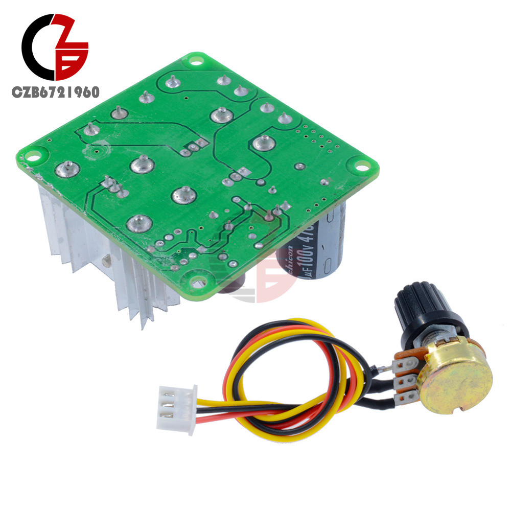 6-90V 15A Pulse Width PWM DC Motor Speed Controller Switch 12v 24V 36v 48v 60v