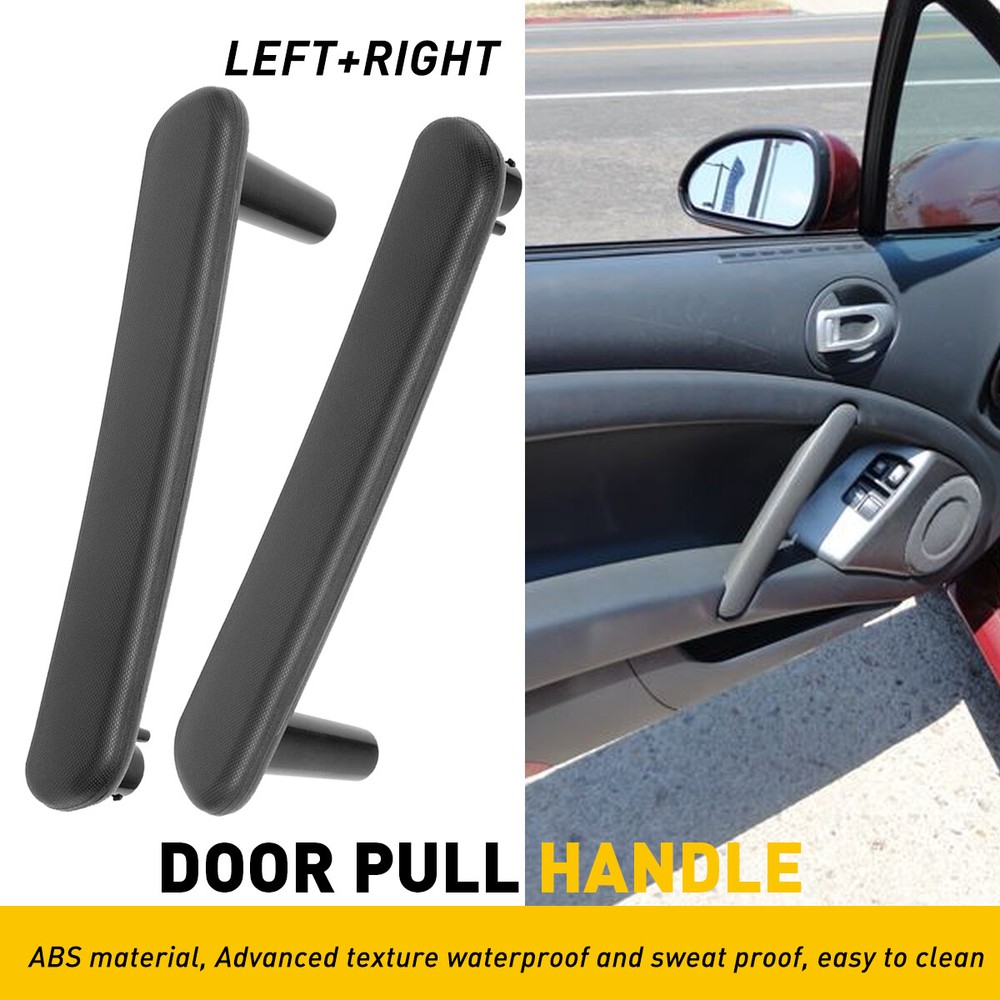 Black Front LH / RH Interior Pull Door Handle for Mitsubishi Eclipse 2006-2012
