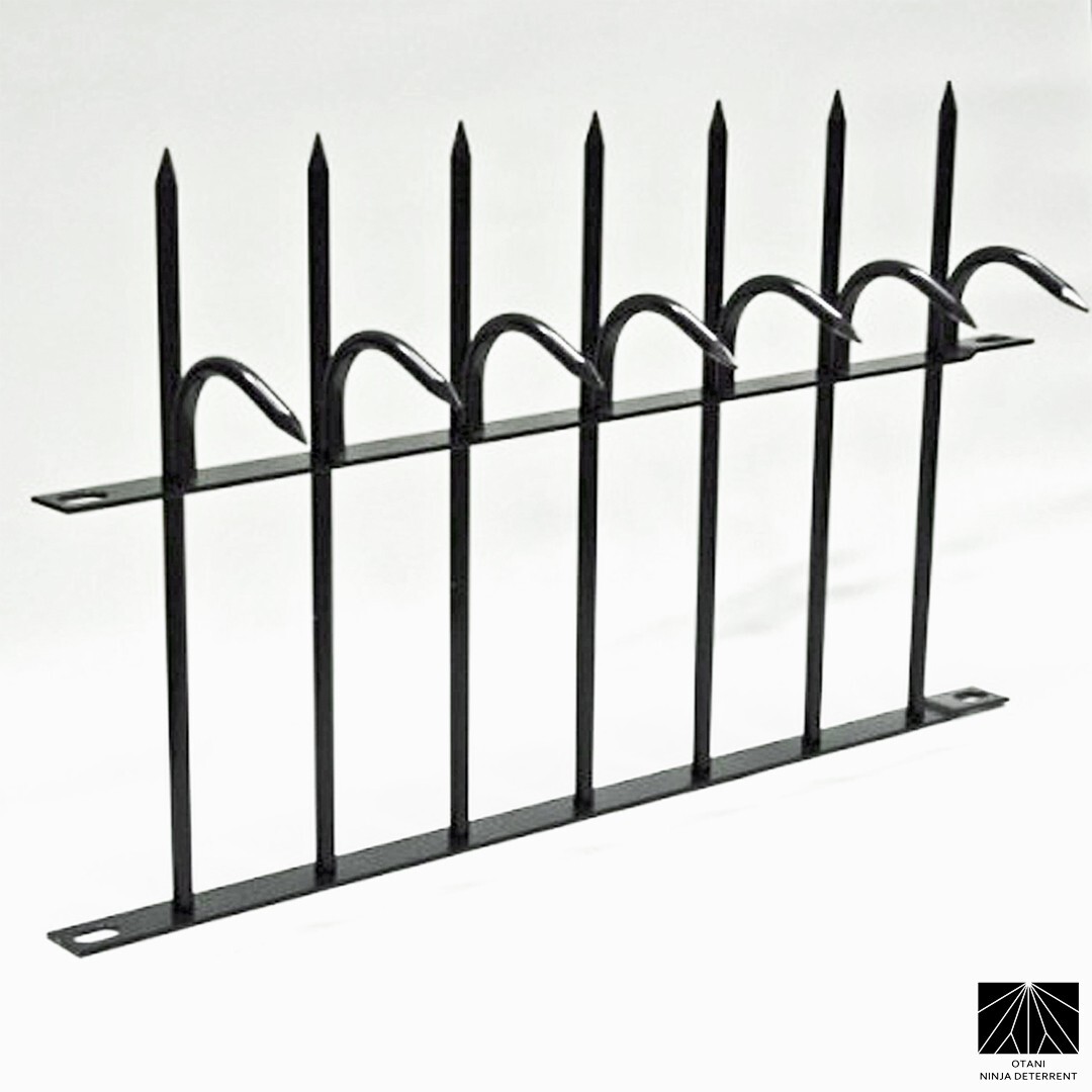 Shinobi Gaeshi Steel Black Japan Otani Ninja Deterrent Security Fence Spikes