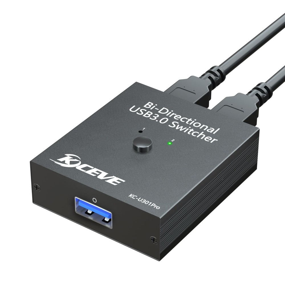 USB 3.0 Switch Selector, Bi-Directional 2 in 1 Out