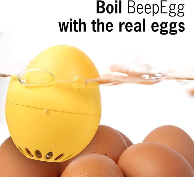 Beep Egg Basic NightBlue Musical Singing Egg Timer for Soft, Medium Hard Eggs
