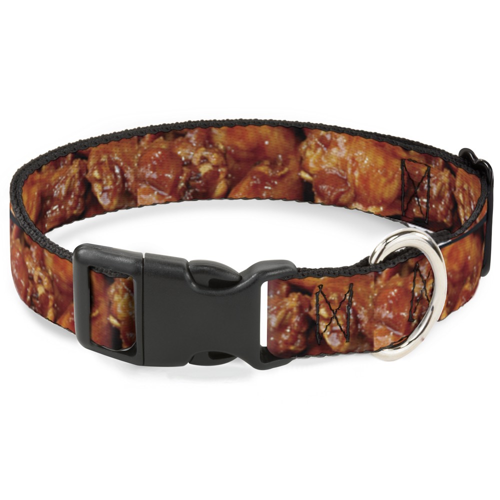 Plastic Clip Collar Vivid Hot Wings Stacked Large 15-24"