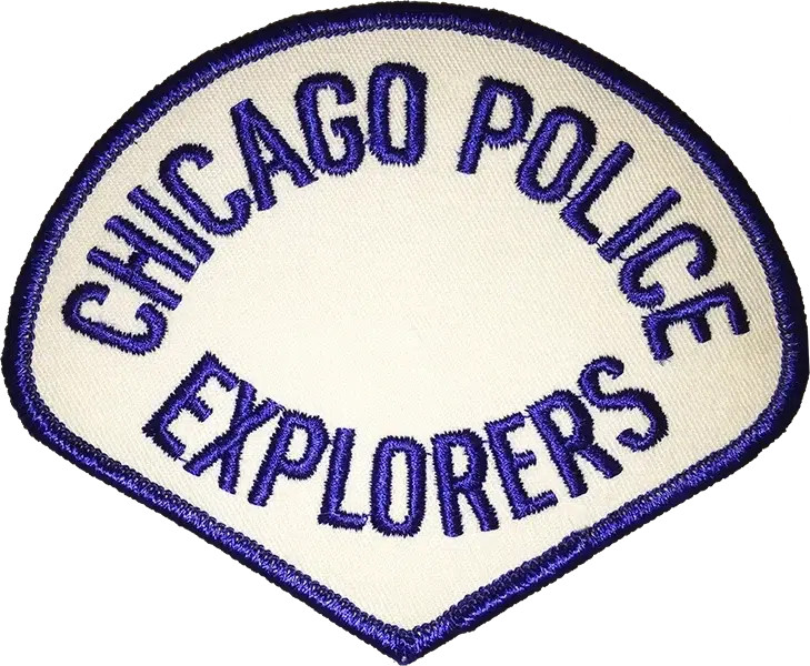 CHICAGO POLICE SHOULDER PATCH: Explorer Teardrop