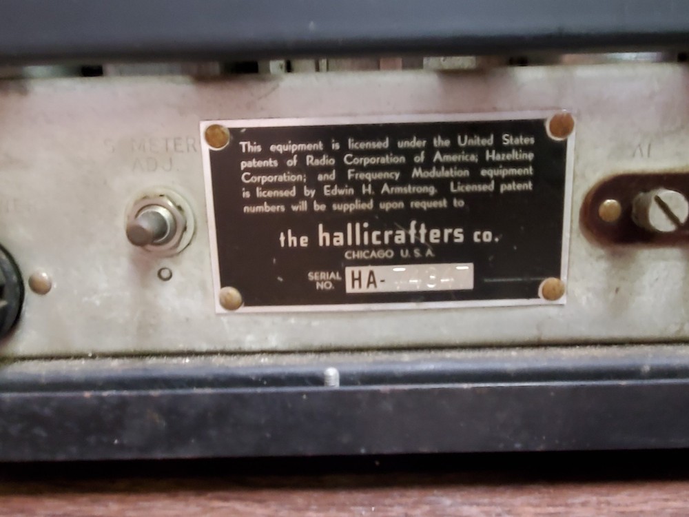 Hallicrafters SX-42 and Vader Speaker