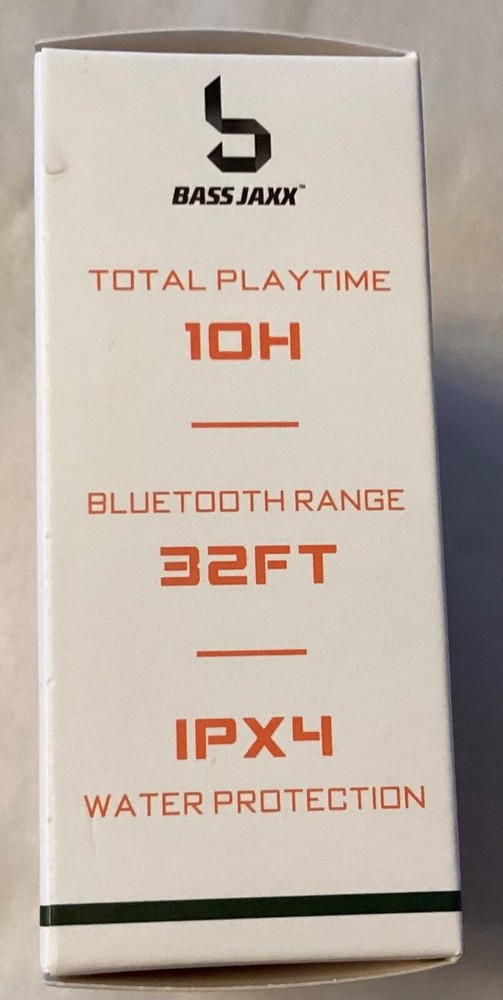 Verve True Bluetooth Wireless IPX4 Earbuds—Orange—#472