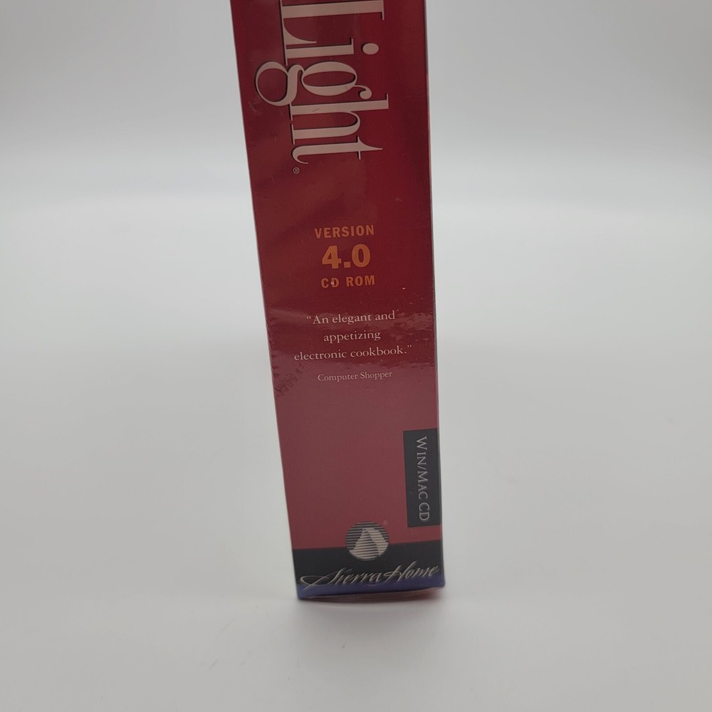 MasterCook Cooking Light Version 4.0 CD Rom for Windows and Mac Sealed