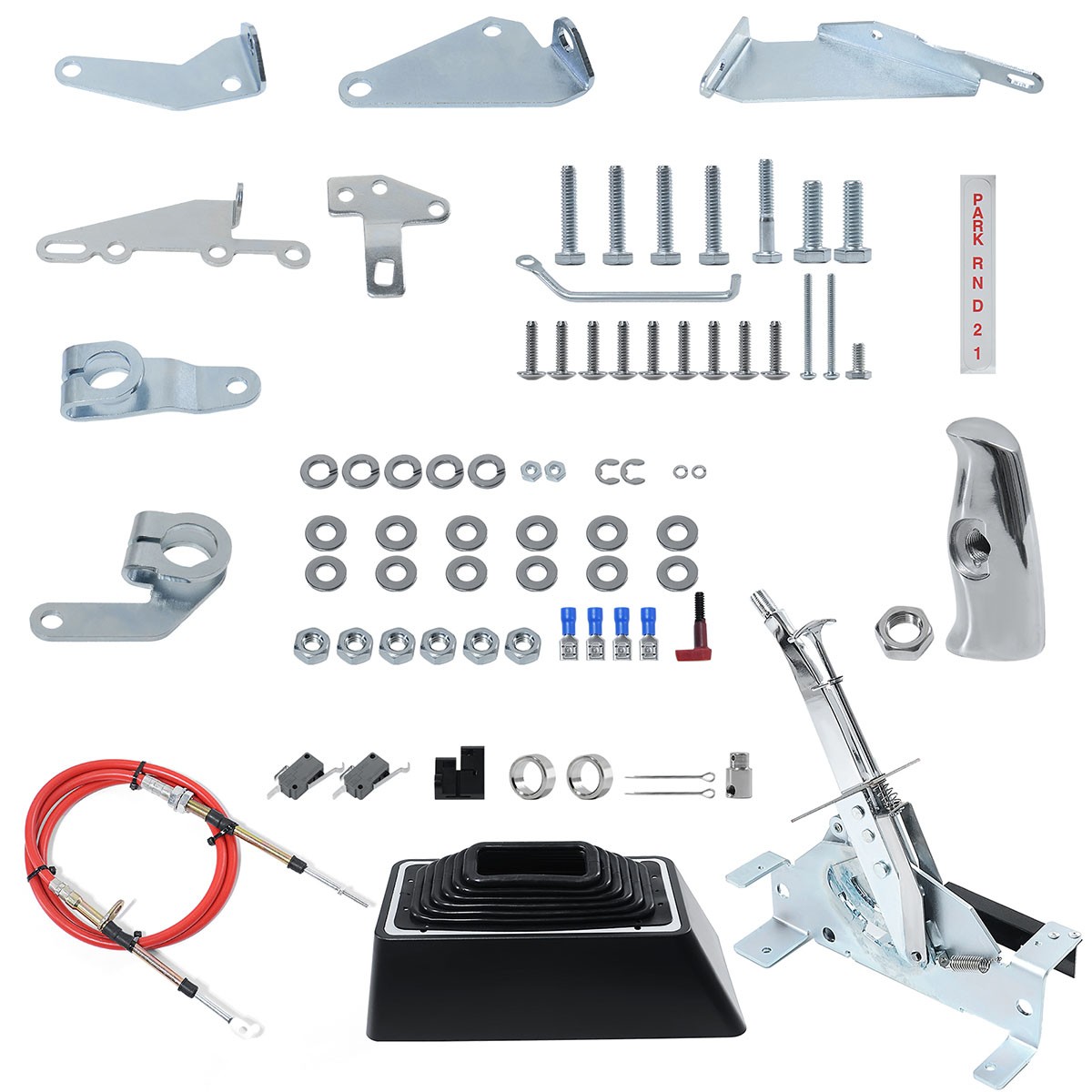 For B&M 80675 Automatic Shifter C4 C6 AOD 727-A-904 TH250 TH400 TH350 700R4 New