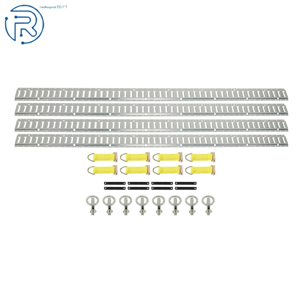High Quality For Van Truck 28 Pack 8' E Track Tie Down Rail System Multi Purpose