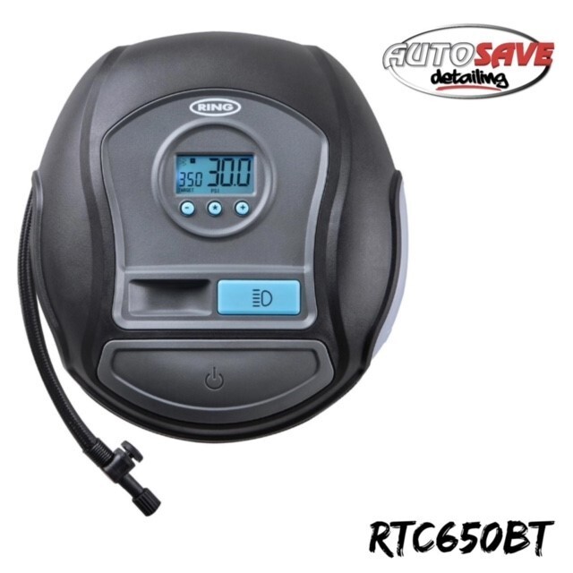 Ring RTC650BT Bluetooth App Control Car Tyre Smart Air Compressor Pump Inflator