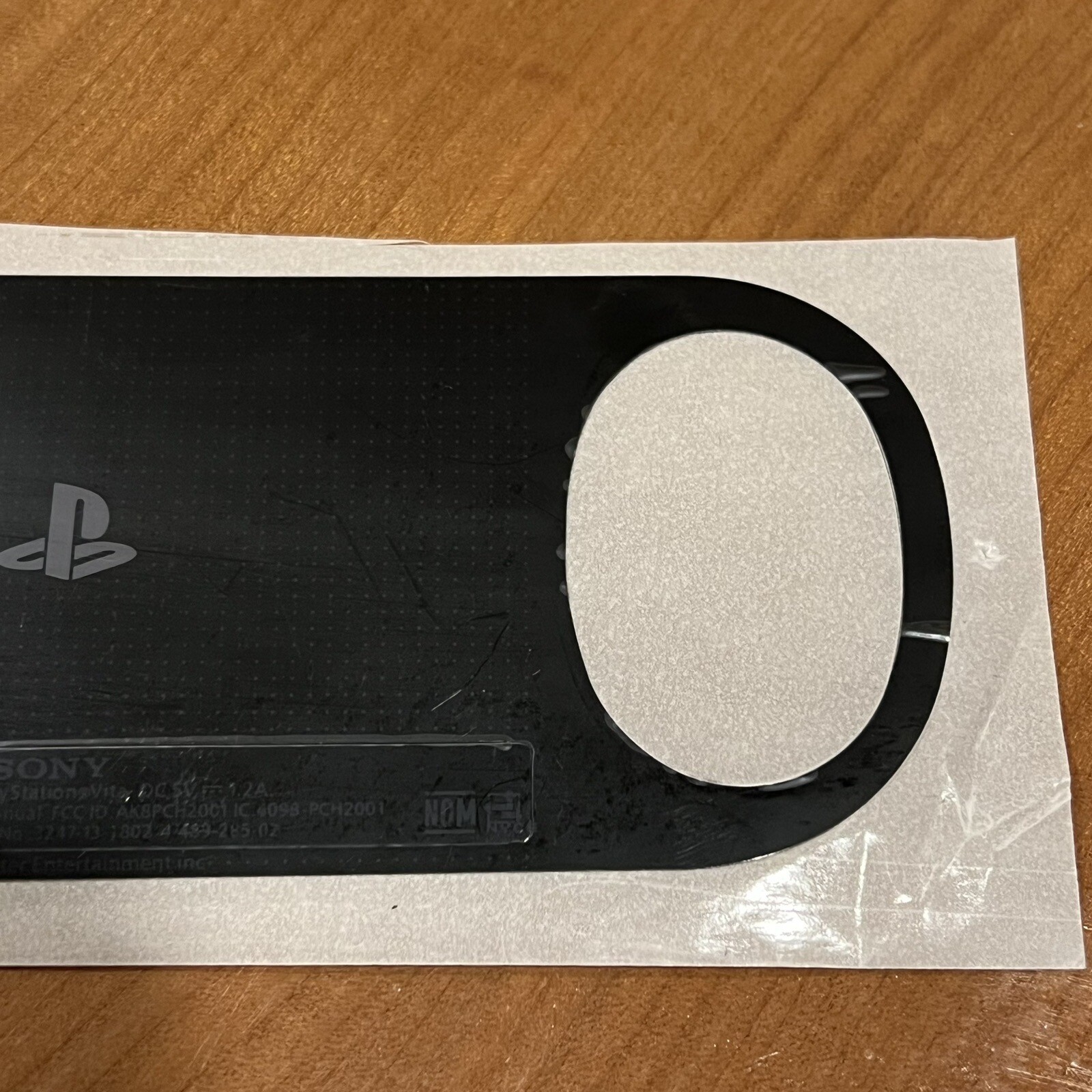 Black PlayStation PS Vita Slim 2000 Rear Touchpad Label Sticker Replacement