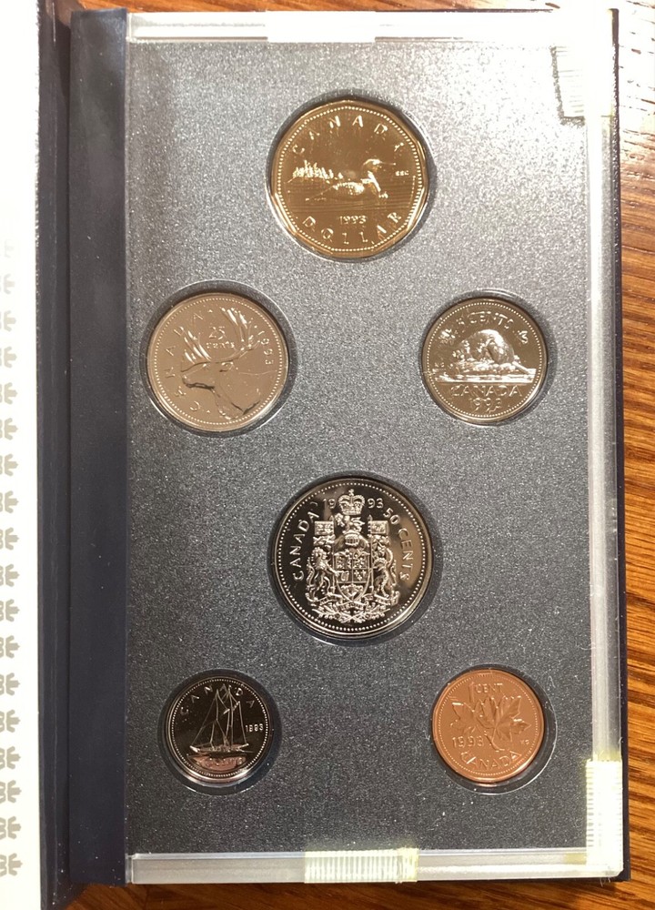 Canada 1993 Specimen Coin Set (Original case&Coa)