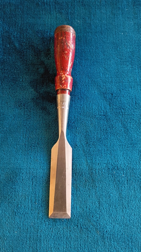 Marked Stanley No. 750 1” Socket Chisel Excellent Condition.