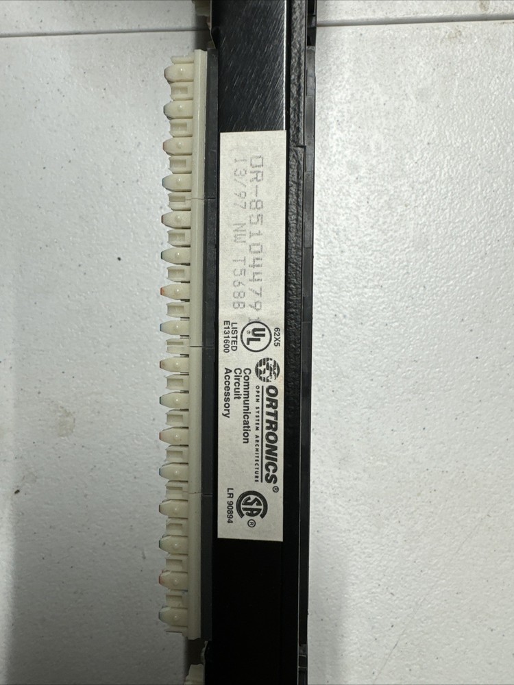 ortronics patch panel 48 port cat 5 OR-85104479