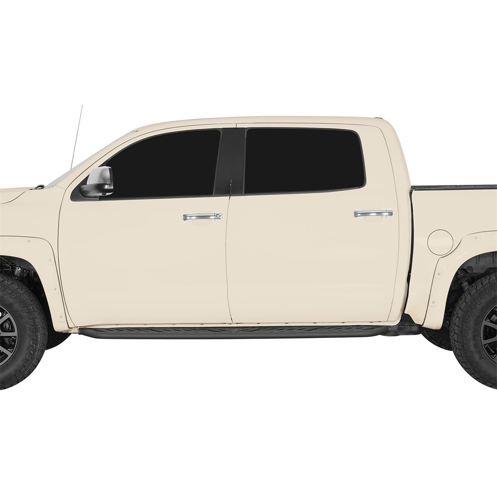 Pair Steel Nerf Side Step Bars Fit Toyota Tundra 2007-2021 Crew Cab 4-Door