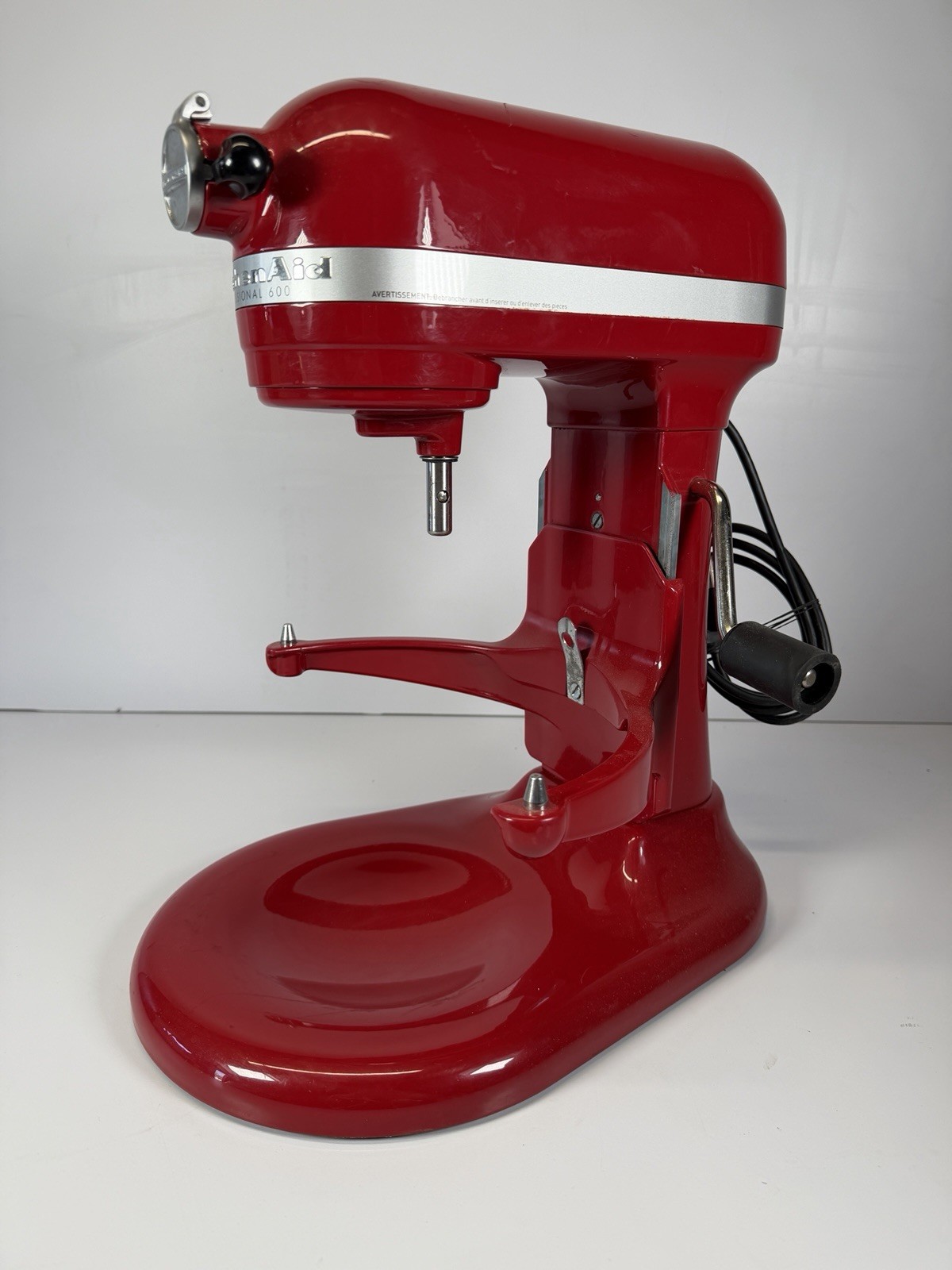 KitchenAid K 6Qt Stand Mixer Red As Is For Parts Repair Won’t Power On