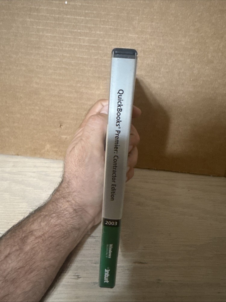 Intuit Quickbooks 2003 Premier Contractor Edition Upgrade Only EUC w/Key Code