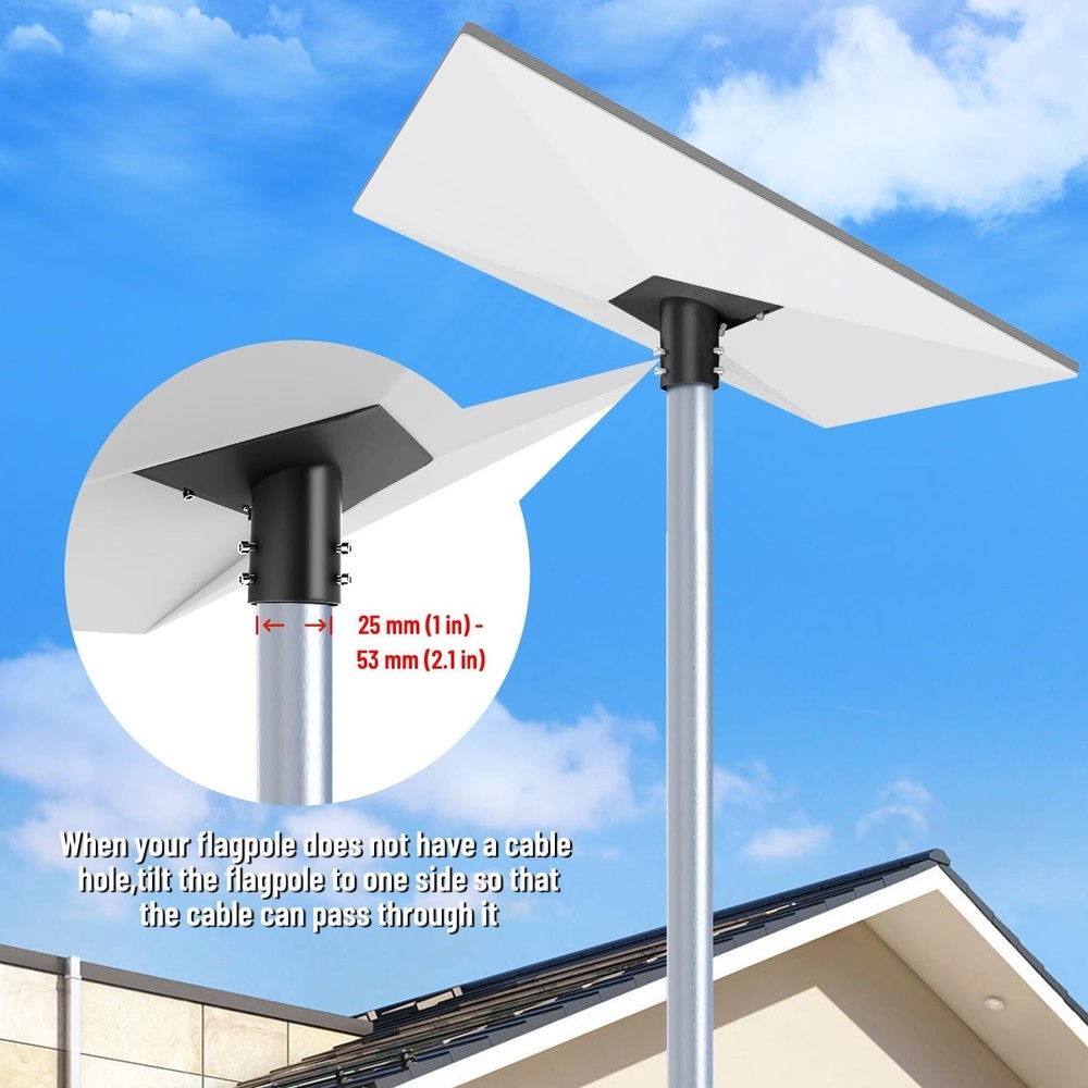 Multi-Functional Starlink V3 Pipe Adapter - Precision Engineered for Stability