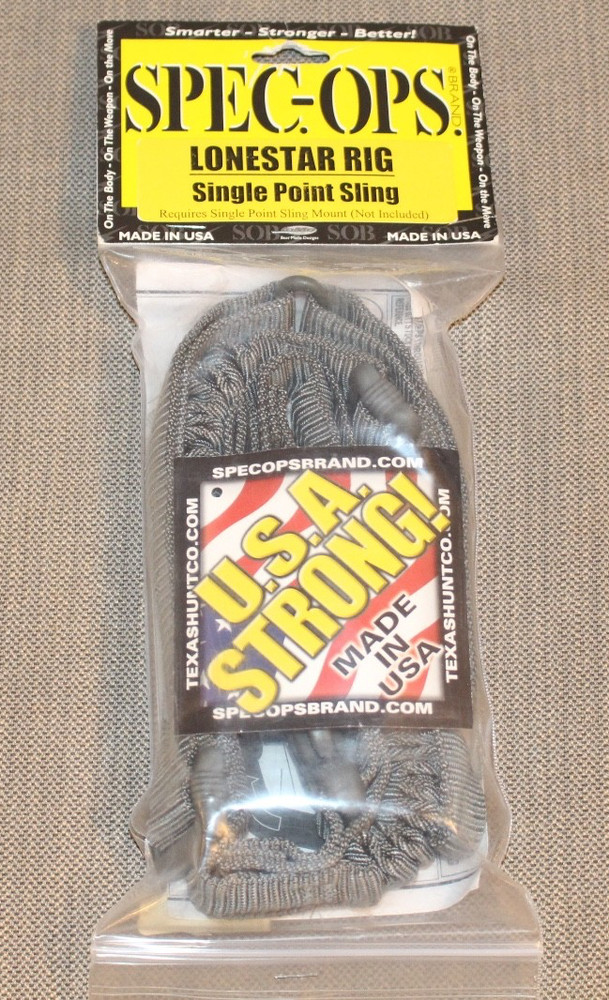 New SPEC-OPS Lonestar Rig Single Point Sling Green - SEALED